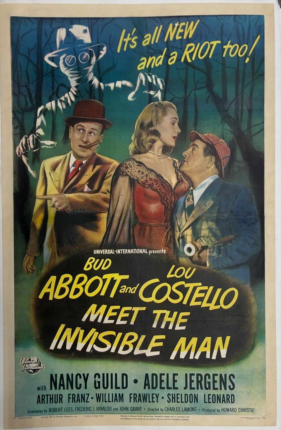 Abbott & Costello meet the invisible Man