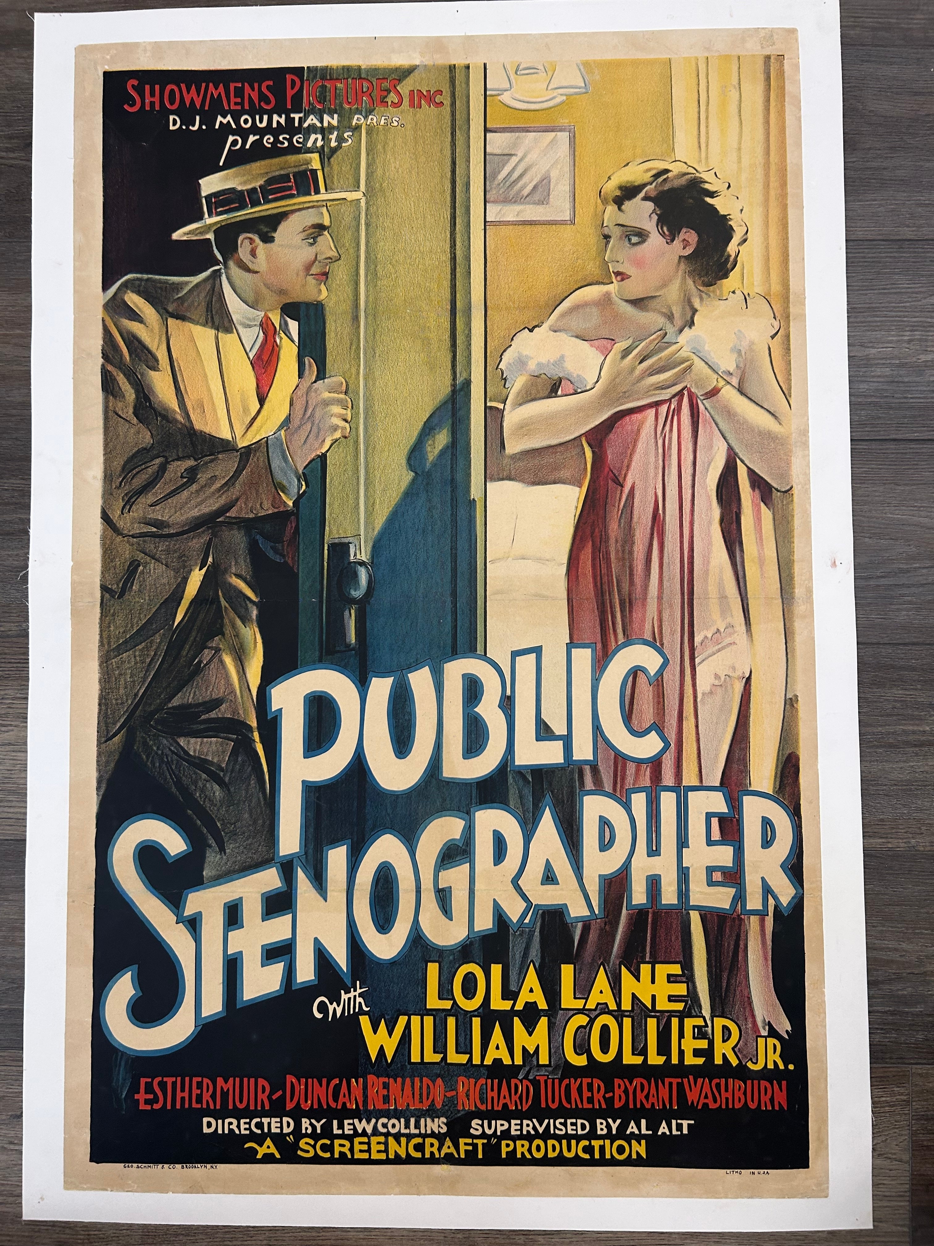 Public stenographer